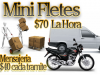Fletes Minifletes Moto mensajeria Palermo